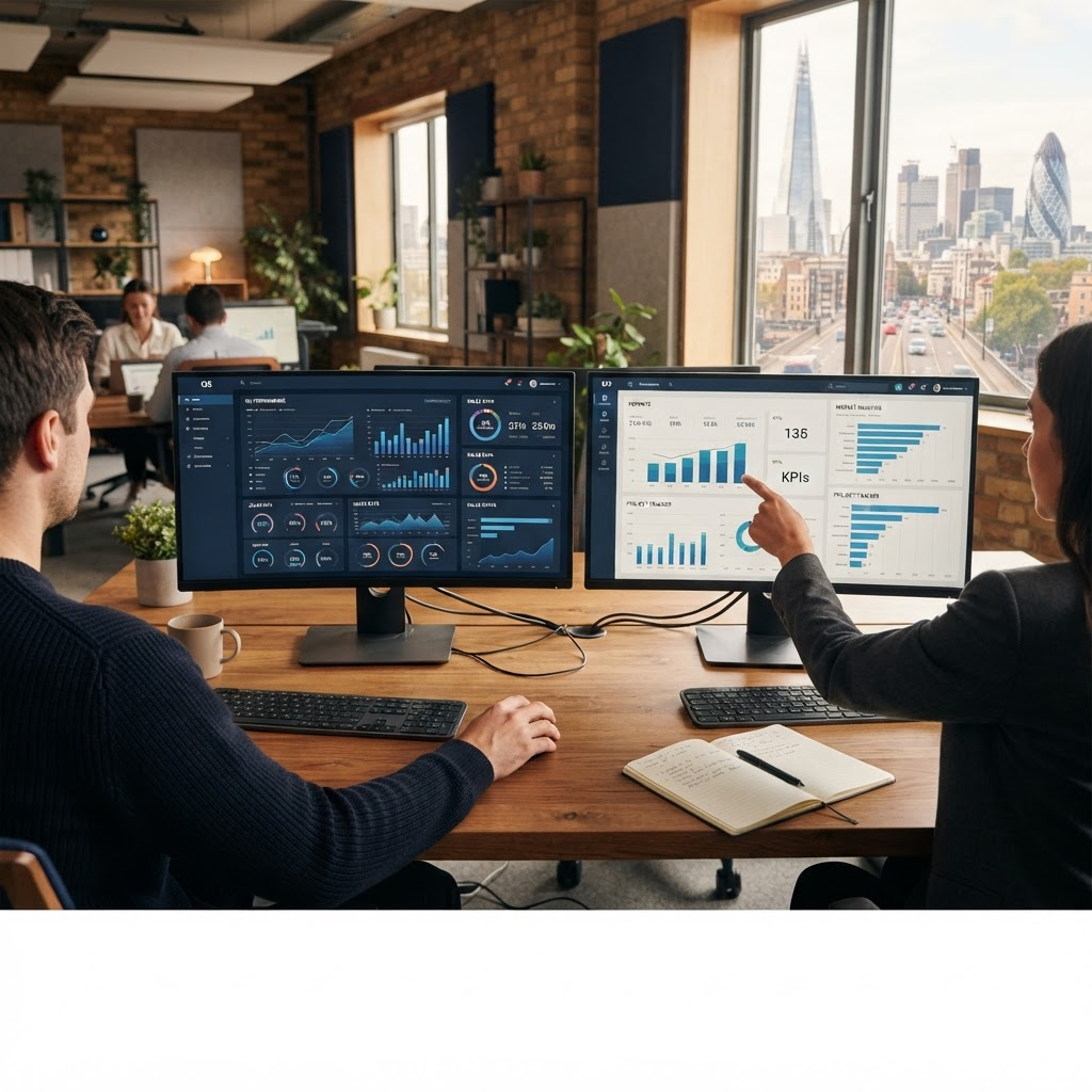 Assured Digital support team at work in the Bristol office
