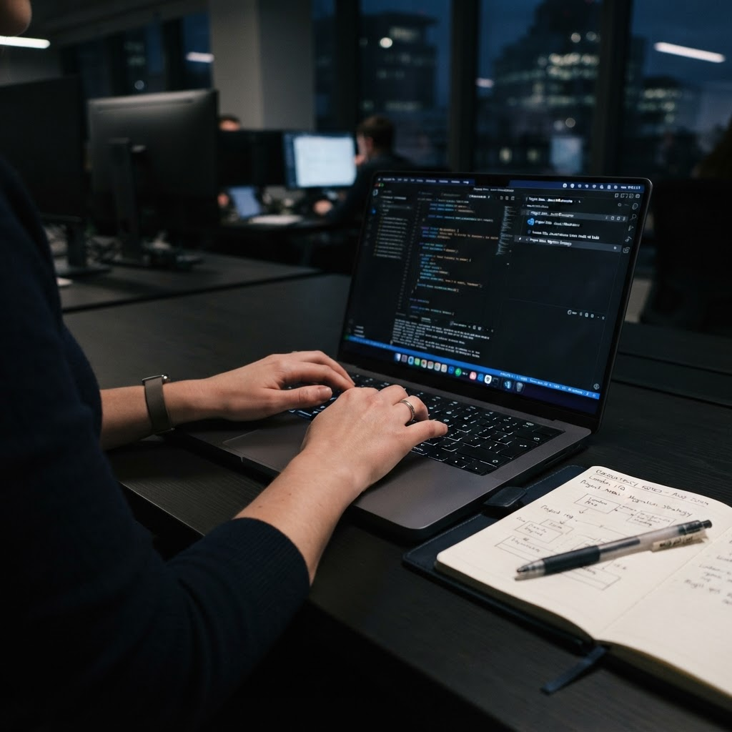 Assured Digital team member at work