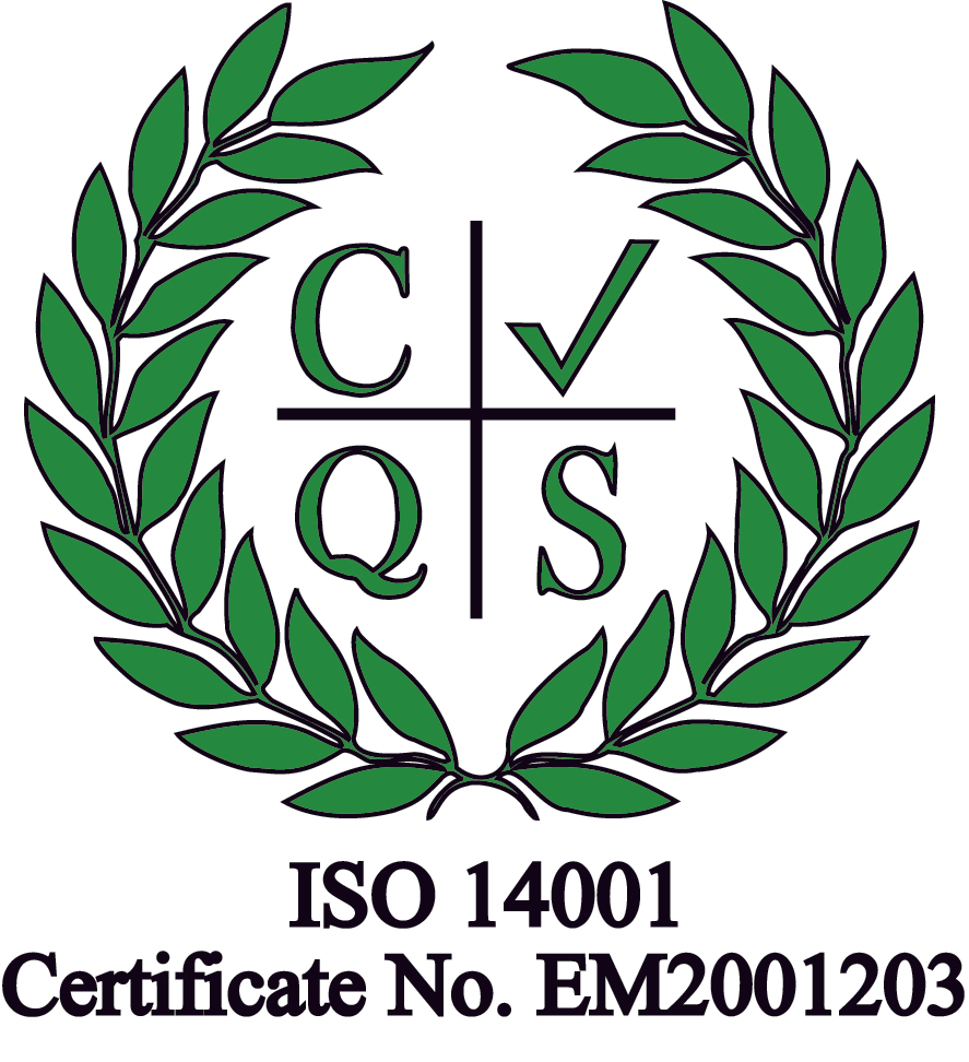 ISO 14001 certified, Certificate No. EM2001203